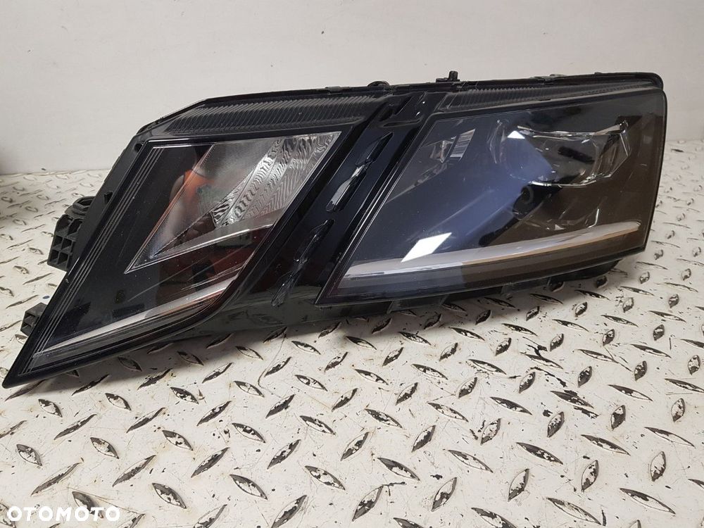 SKODA OCTAVIA 3 III LIFT LAMPA LEWA FULL LED KOMPLETNA EUROPA IGŁA 5E1941015E - 2