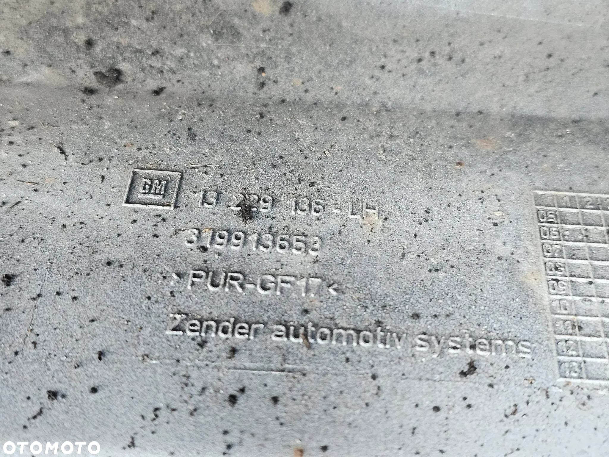 LISTWY NAKŁADKI PROGOWE LISTWA NAKŁADKA PROGOWA PROGU LEWA PRAWA OPEL MERIVA A OPC Z157 13229137 13229136 - 13