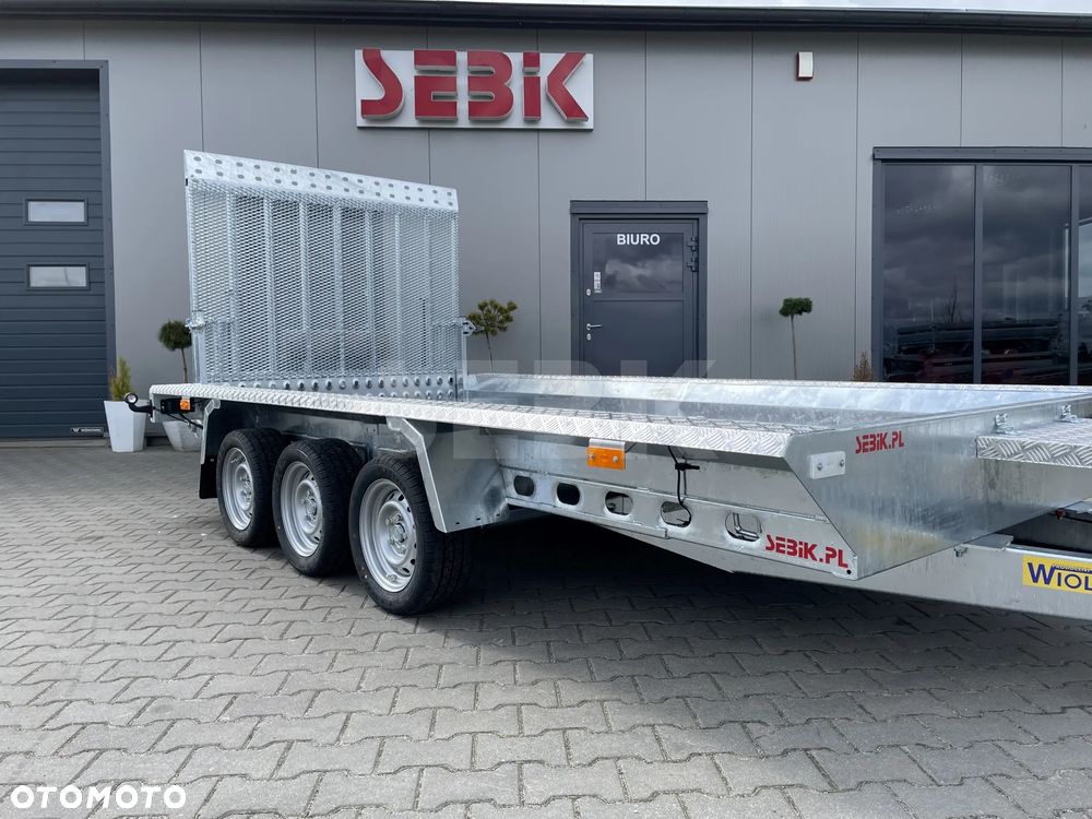 Wiola Mocna przyczepa do transportu minikoparki B3540 MAX DMC 3500 kg. - 2