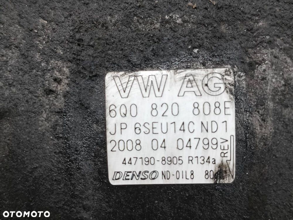 POMPA, SPRĘŻARKA KLIMATYZACJI SKODA ROOMSTER 6Q0820808E  447190-8905 1.2 B - 8