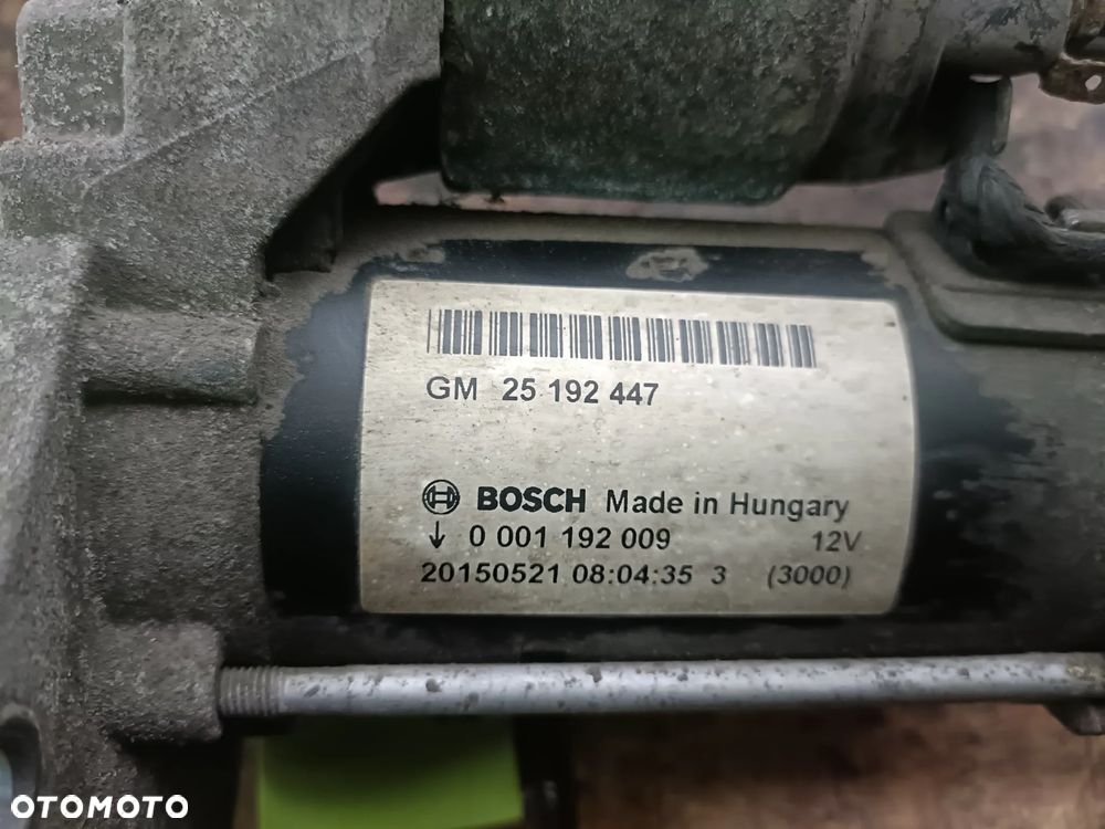 OPEL MERIVA B 10- 1,4 TB rozrusznik BOSCH 0001192009 * - 4