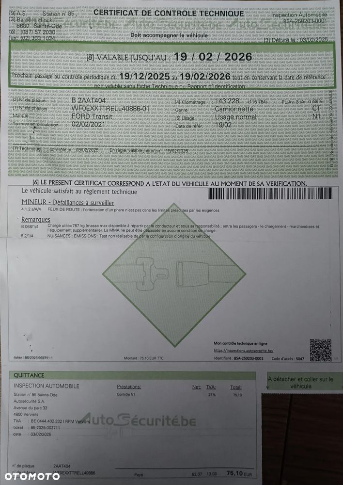Ford TRANSIT L2H2 ORYGINAŁ - 23