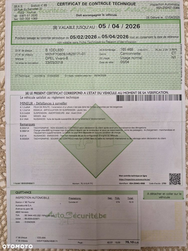 Opel Vivaro L1H1 S&S + - 26