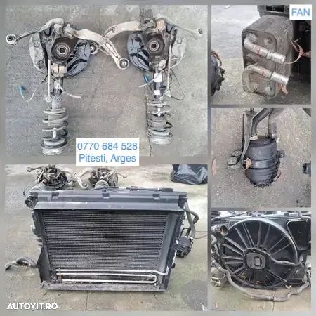 Brat cu bucsa de confort mare mic fata stg dr amortizor fuzeta radiator termoflot vas lichid servo BMW seria 5 E60+LCI E61+LCI - 1