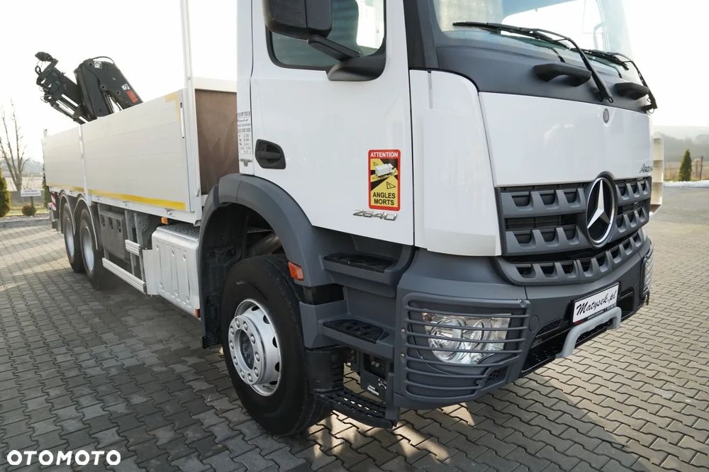 Mercedes-Benz AROCS 2640 / 6x4 / SKRZYNIOWY - 6,5 M / HDS HIAB 144 / wysów: 12,5 M / EURO 6 / STEROWANIE RADIOWE / ROTATOR / - 11