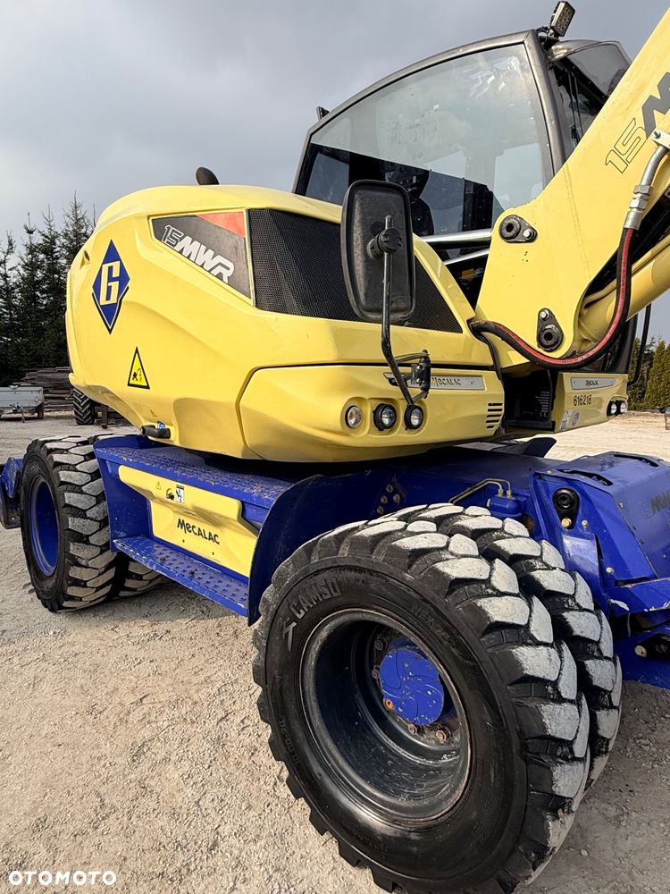 Mecalac Koparka 14 ton MECALAC 15 MWR koparko-ładowarka 3 łyżki widły 1 wł Centr.smarowanie Opony na BLIŹNIAKU 80%Camso ładowarka 714 12MTX 4x4 skrętne KLIMA kabina Premium silnik 146KM DEUTZ szybka 35km/h - 4