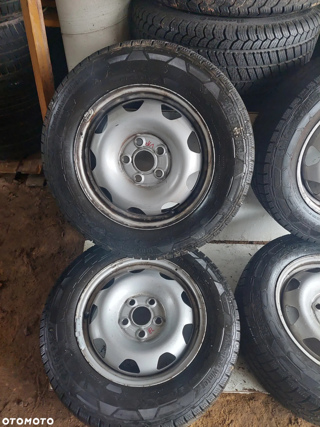 Koła  Felgi Stalowe Vw Transporter T5 T6 5x120 Opony Zimowe Continental Van Contact Winter 215/65R16C - 7