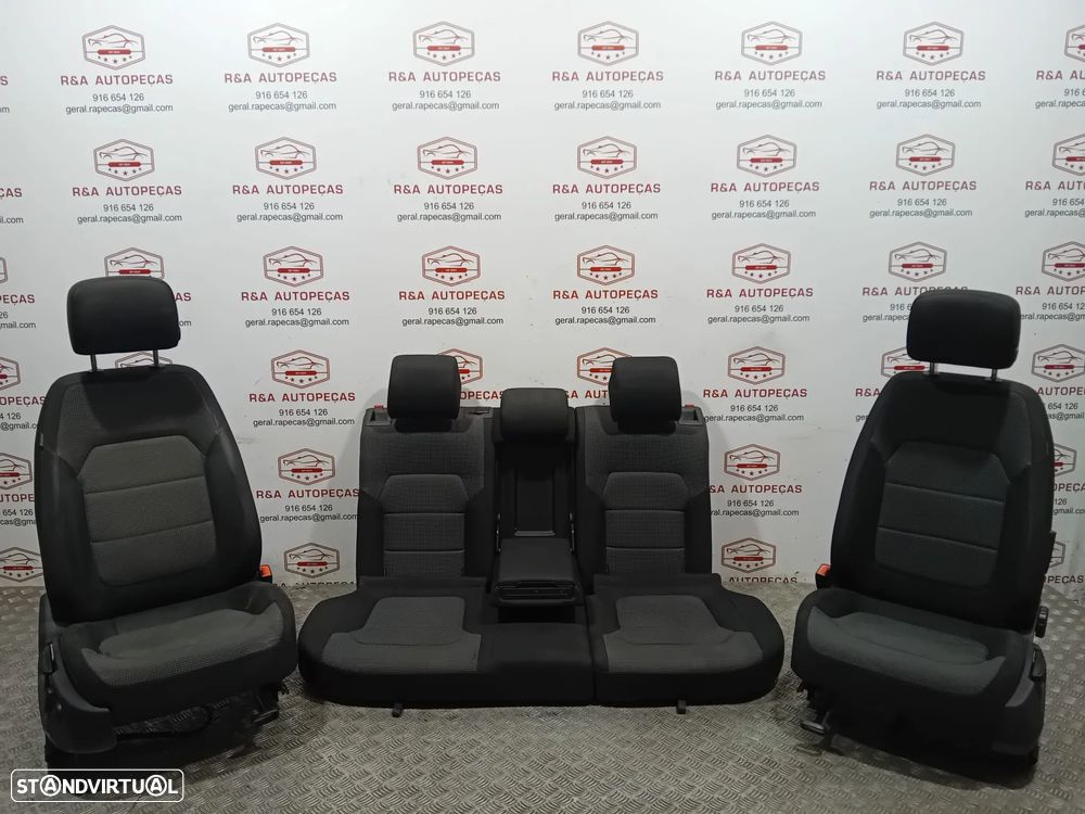Conjunto de Bancos Passat B7 em Tecido Original - 3