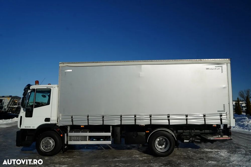 MAN EUROCARGO 160E25 E6 / CORTINĂ - 6 m / HAYON LATERAL / HAYON HIDRAULIC / AUTOMAT / - 3