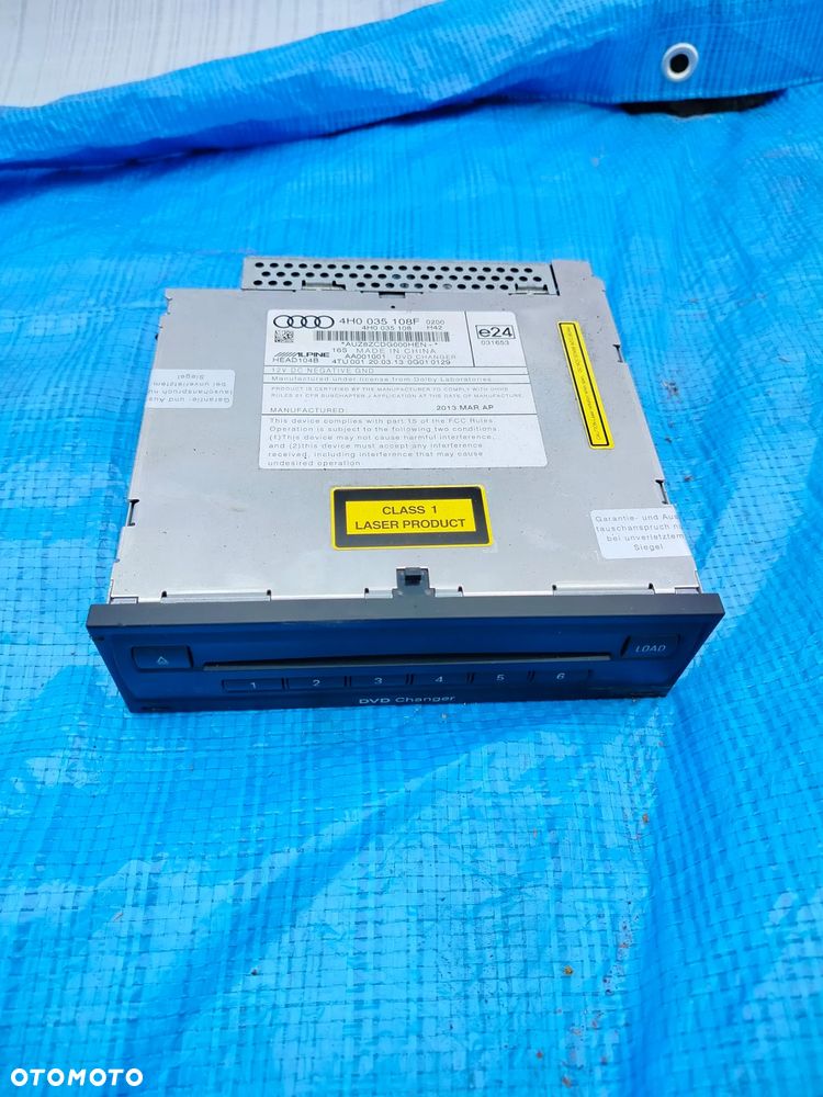 ZMIENIARKA CZYTNIK DVD CHANGER AUDI A8 D4 A7 A6 C7 4H0035108F - 2