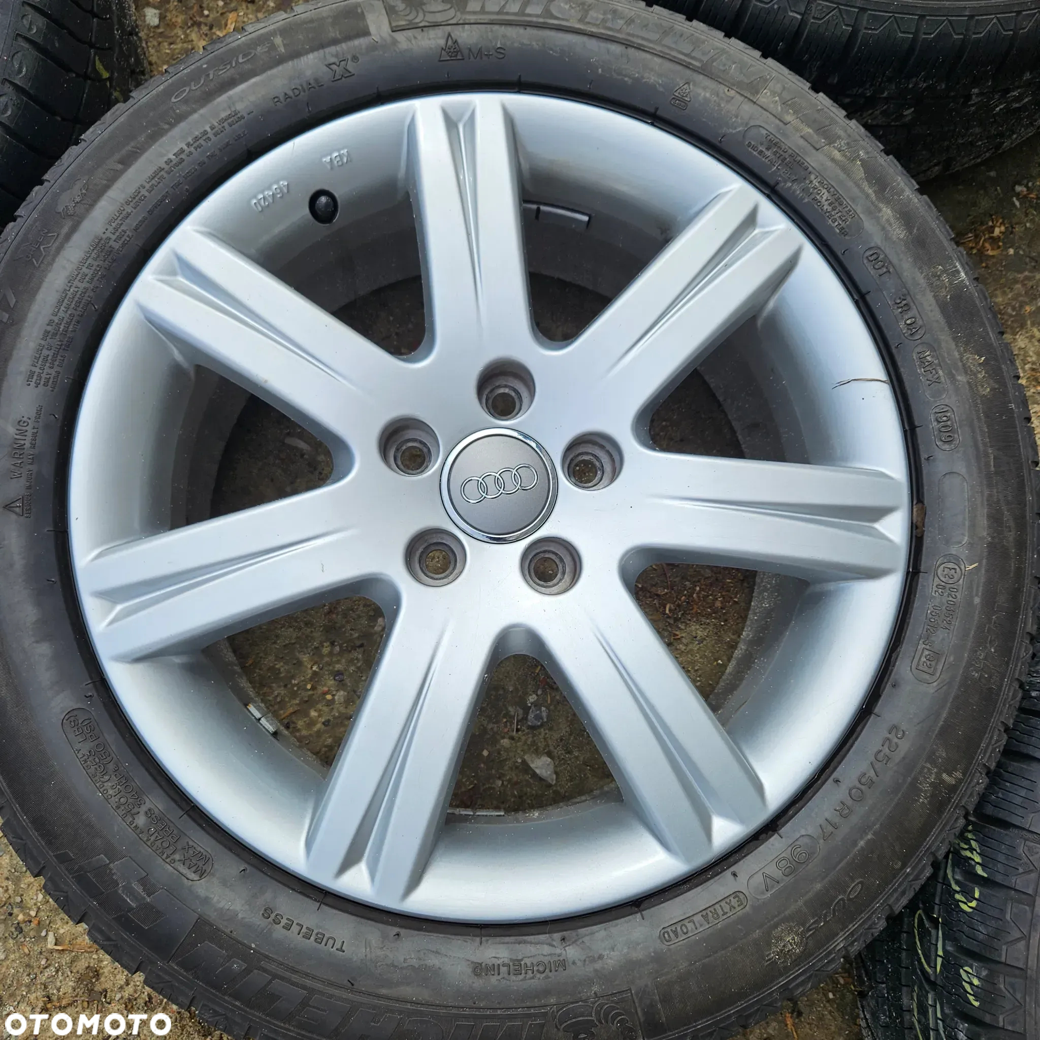 AUDI TT 8J0 FELGI ALUMINIOWE 17 cali 5X112 ET47 8J0071497666 - 2