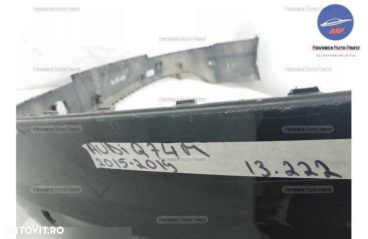 Bara Spate S Line originala cu senzori Audi Q7 4M 2015 2016 2017 2018 - 6