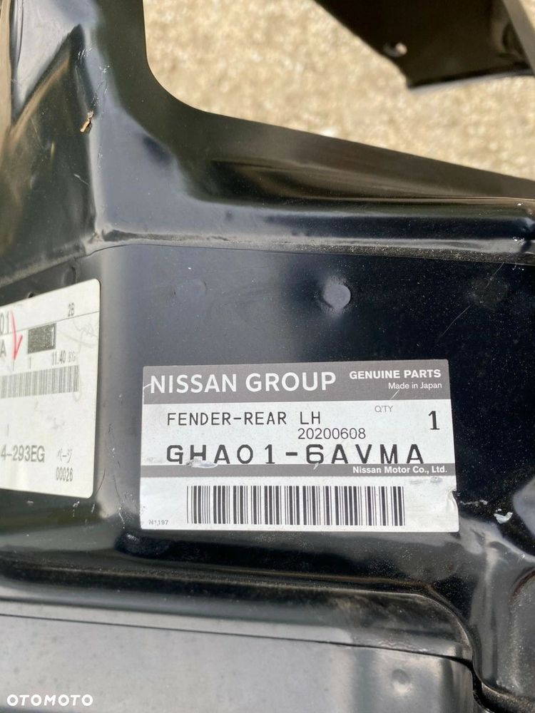 WSPORNIK BŁOTNIKA OKULAR LEWY PAS TYLNY NISSAN GTR GT-R NOWY ORYG GHA01-6AVMA - 4