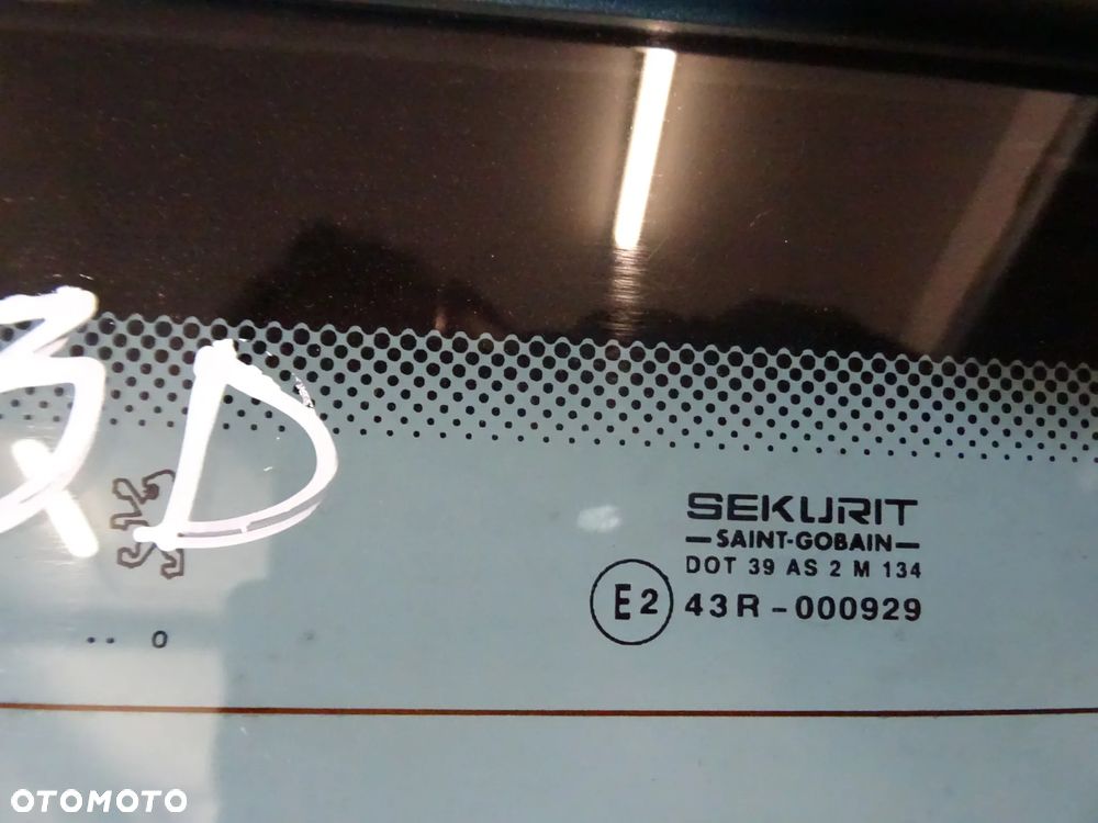 KLAPA TYŁ TYLNA SZYBA BAGAŻNIKA PEUGEOT 206 98-03 LAK:KRV NR236 - 3