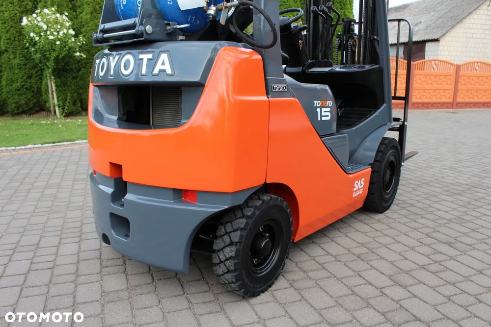 Toyota Toyota 02-8FGF15 / PRZEBIEG TYLKO 1817 MTG / HANGCHA / LINDE / YALE / HELI / WÓZEK WIDŁOWY/ - 12