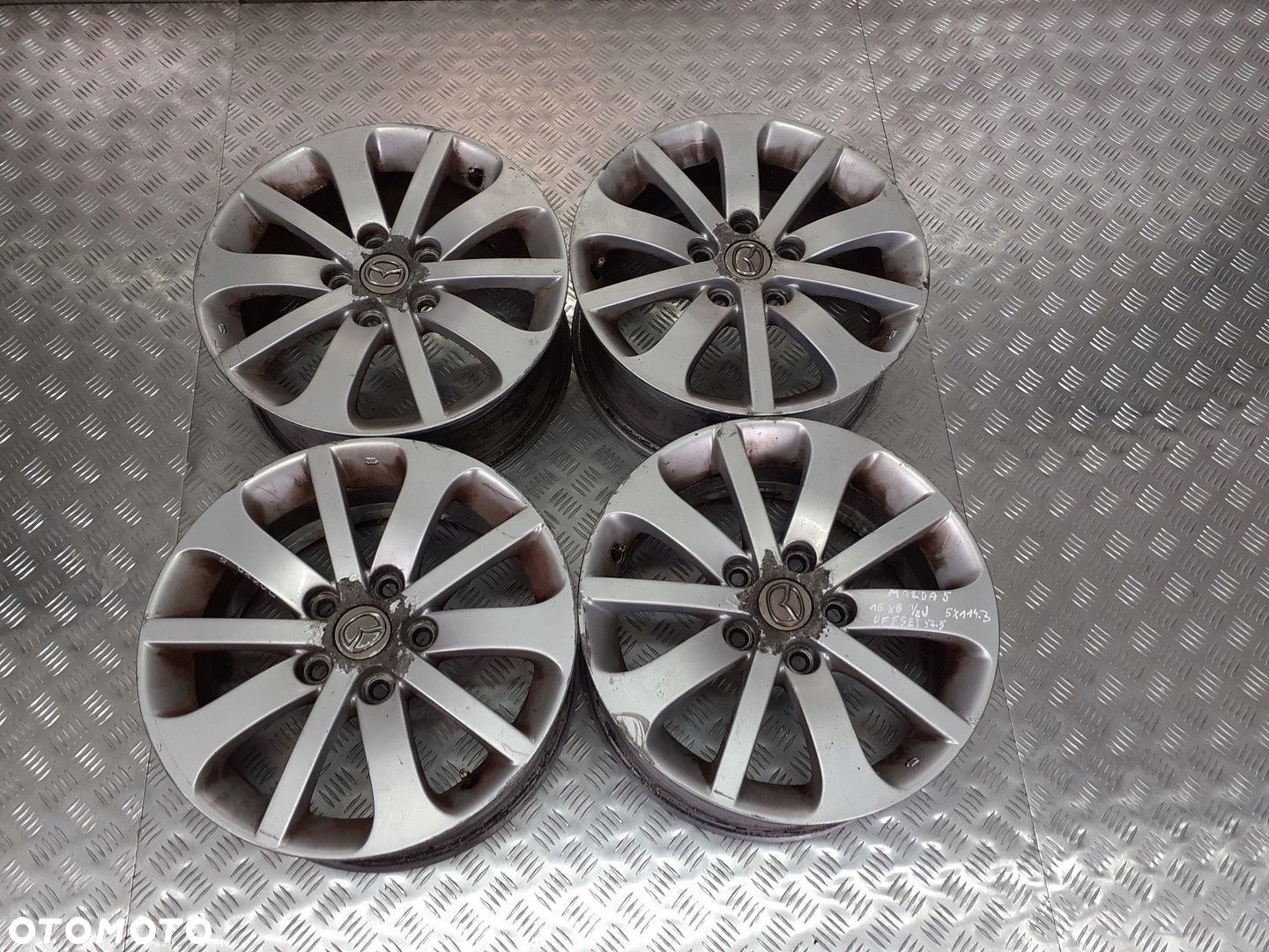 FELGI 16” ALUMINIOWE KOMPLET MAZDA 5 2.0 16V - 1