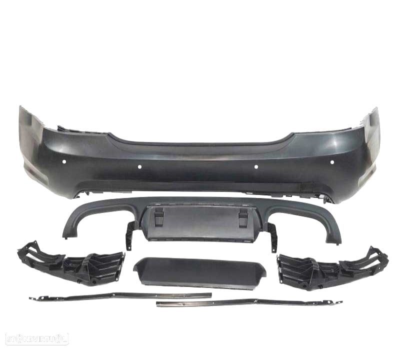 PARA-CHOQUES TRASEIRO MERCEDES CLASE S W221 05-11 LOOK AMG S65 PDC - 2