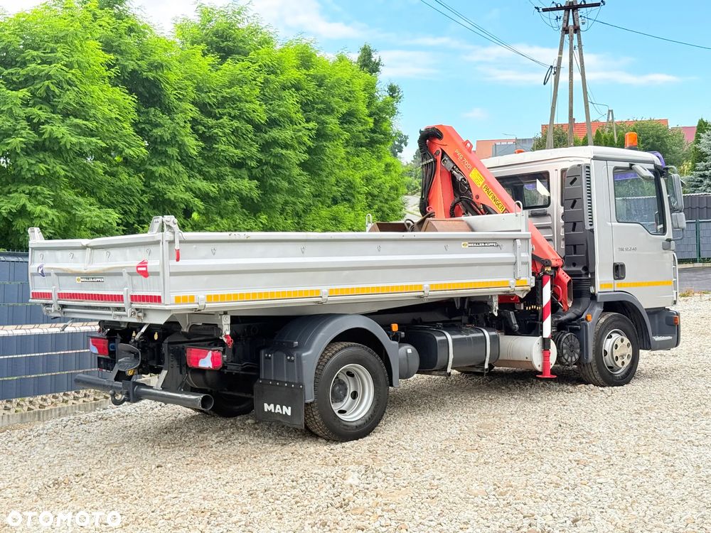 MAN MAN TGL 12-240 Kiper Wywrotka 4x2 Kran PALFINGER PK 12500 BARDZO DOBRY STAN - 34
