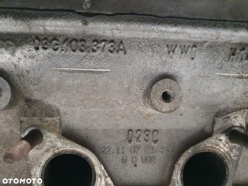 GŁOWICA CYLINDRÓW Audi A6 C6 2.0 TDI wałki 03G103373A 140KM BRE - 2