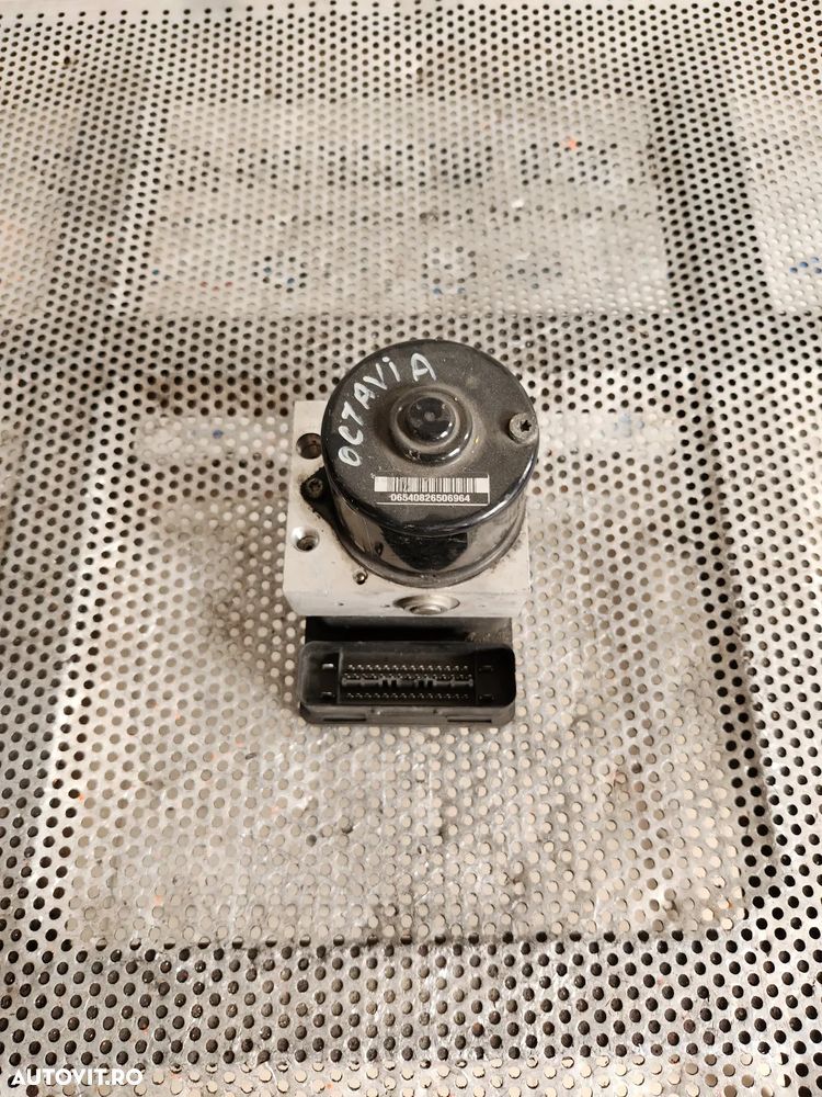 Modul Pompa Unitate ABS Skoda Octavia 2 Vw Touran Golf Jetta Caddy Seat Leon Altea Audi Cod 1KAA - - 5