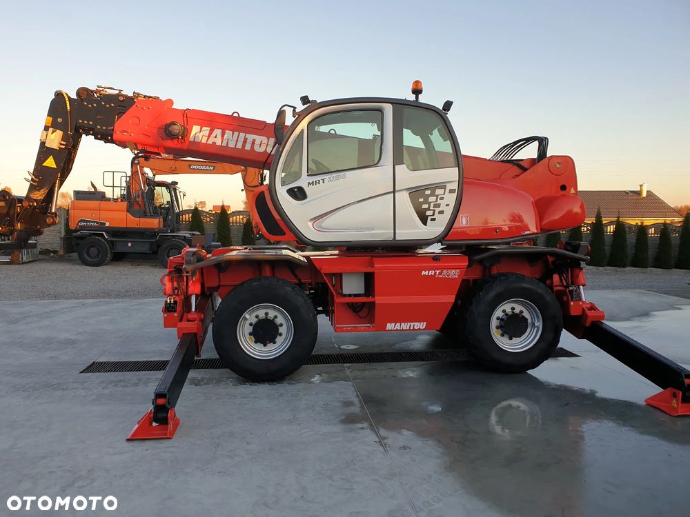 Manitou MRT ROTO Privilege KOSZ/WIDŁY/PILOT SPROWADZONA PIĘKNY STAN - 2