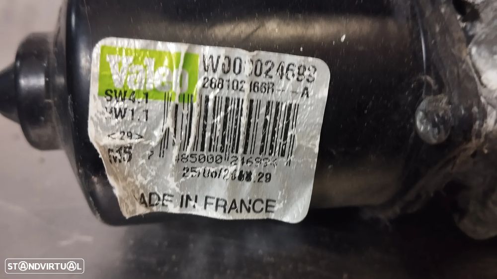 MOTOR LIMPA VIDROS RENAULT SCENIC III - FRENTE ESQUERDO / FRENTE DIREITO REF. 288102466R W000024699 - 2