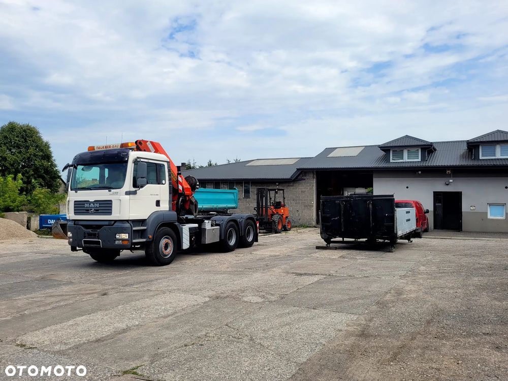 MAN TGA 33.480 6x4 Palfinger PK29002 Ciągnik + Kiper - 5
