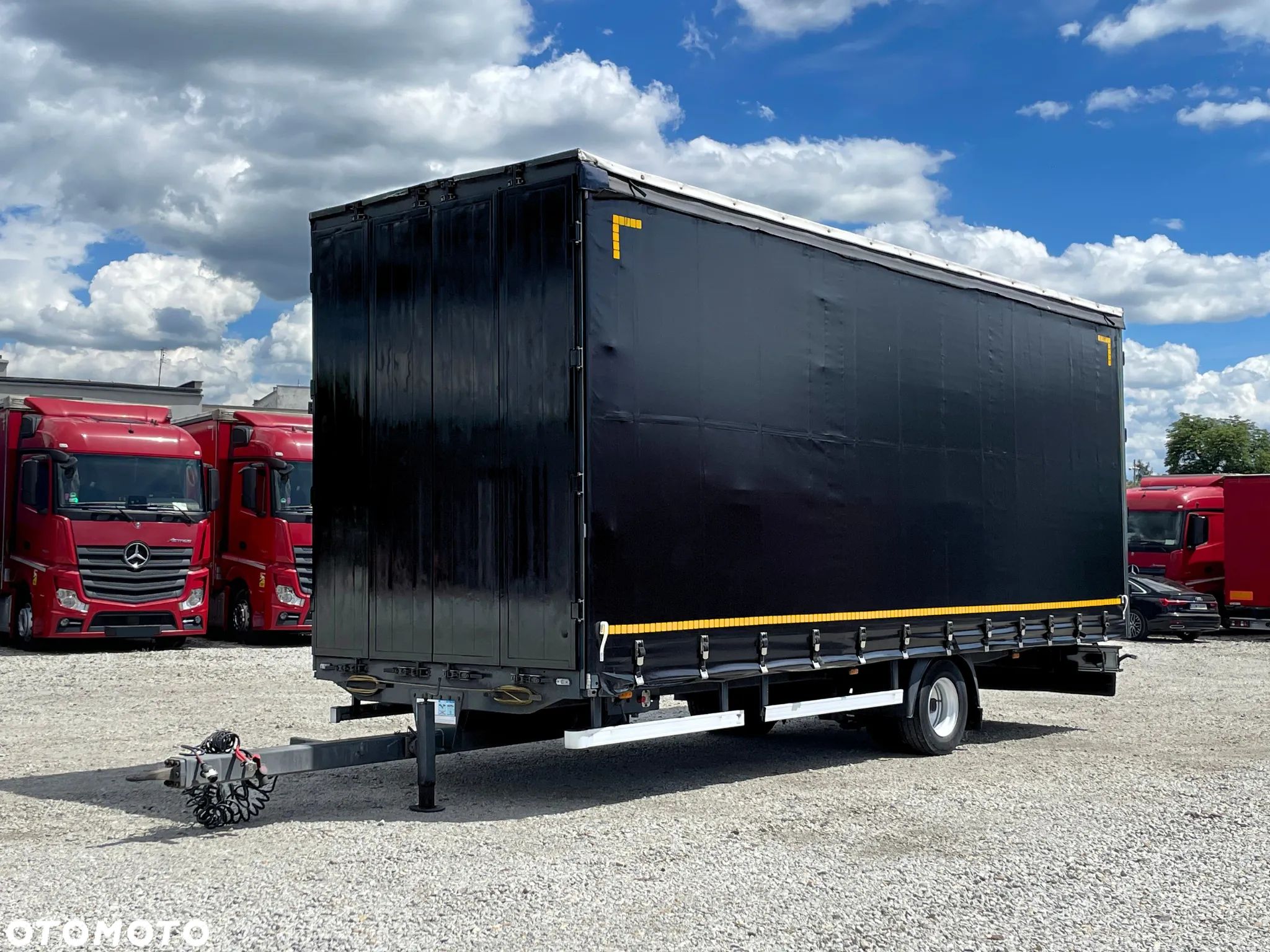 Konar PRZYCZEPA TANDEM / 7,75 M / SUWANY PODNOSZONY DACH / SALON PL - 1