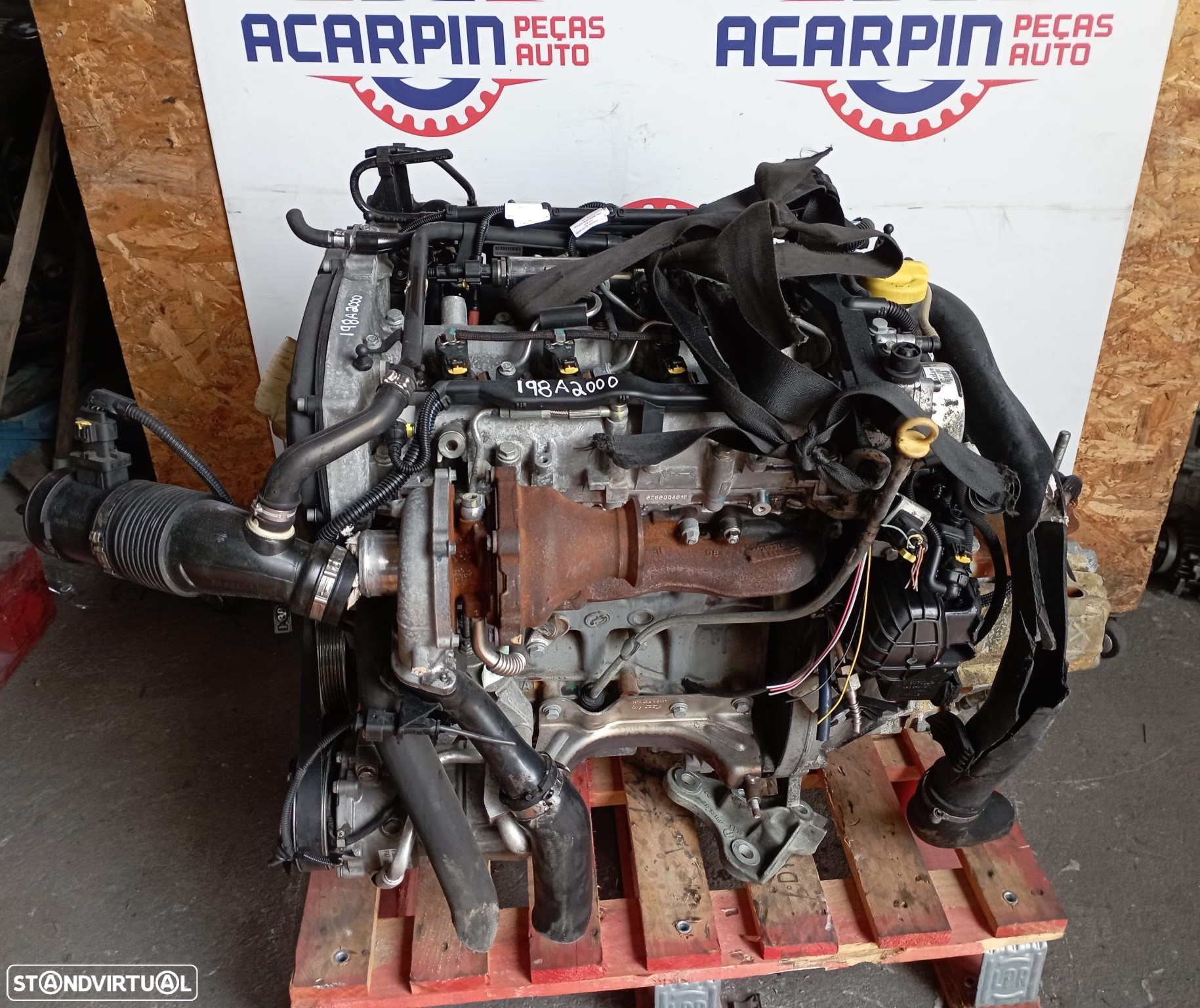 Motor Alfa Romeo Mito/Fiat Bravo/Doblo/Lancia Delta 1.6 Jtd Ref: 198A2000 - 2
