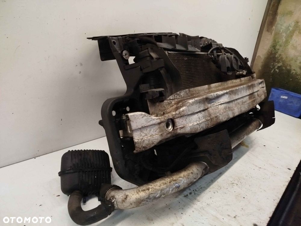 + PAS PRZEDNI AUDI A6 C6 2.7 TDI AUTOMAT WZMOCNIENIE CZOŁOWE BELKA CHŁODNICA WENTYLATOR - 3