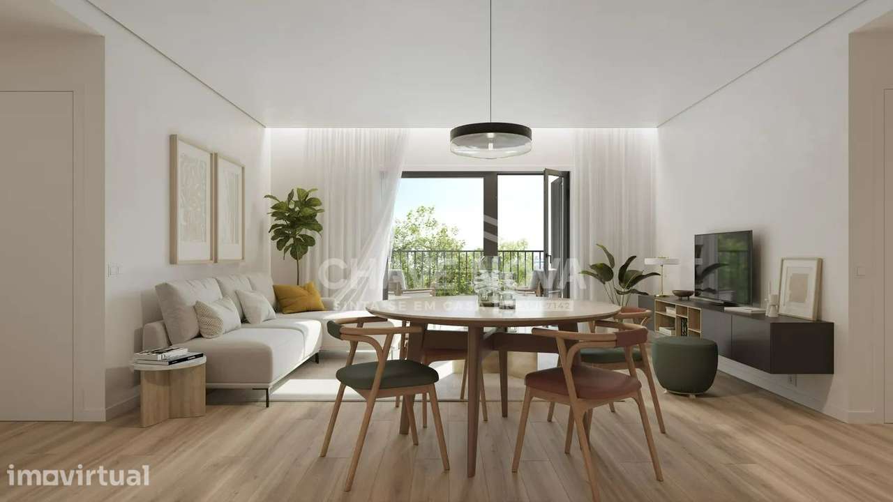 Apartamento T2, em construção, com vista deslumbrante para o Rio Douro - Grande imagem: 5/6