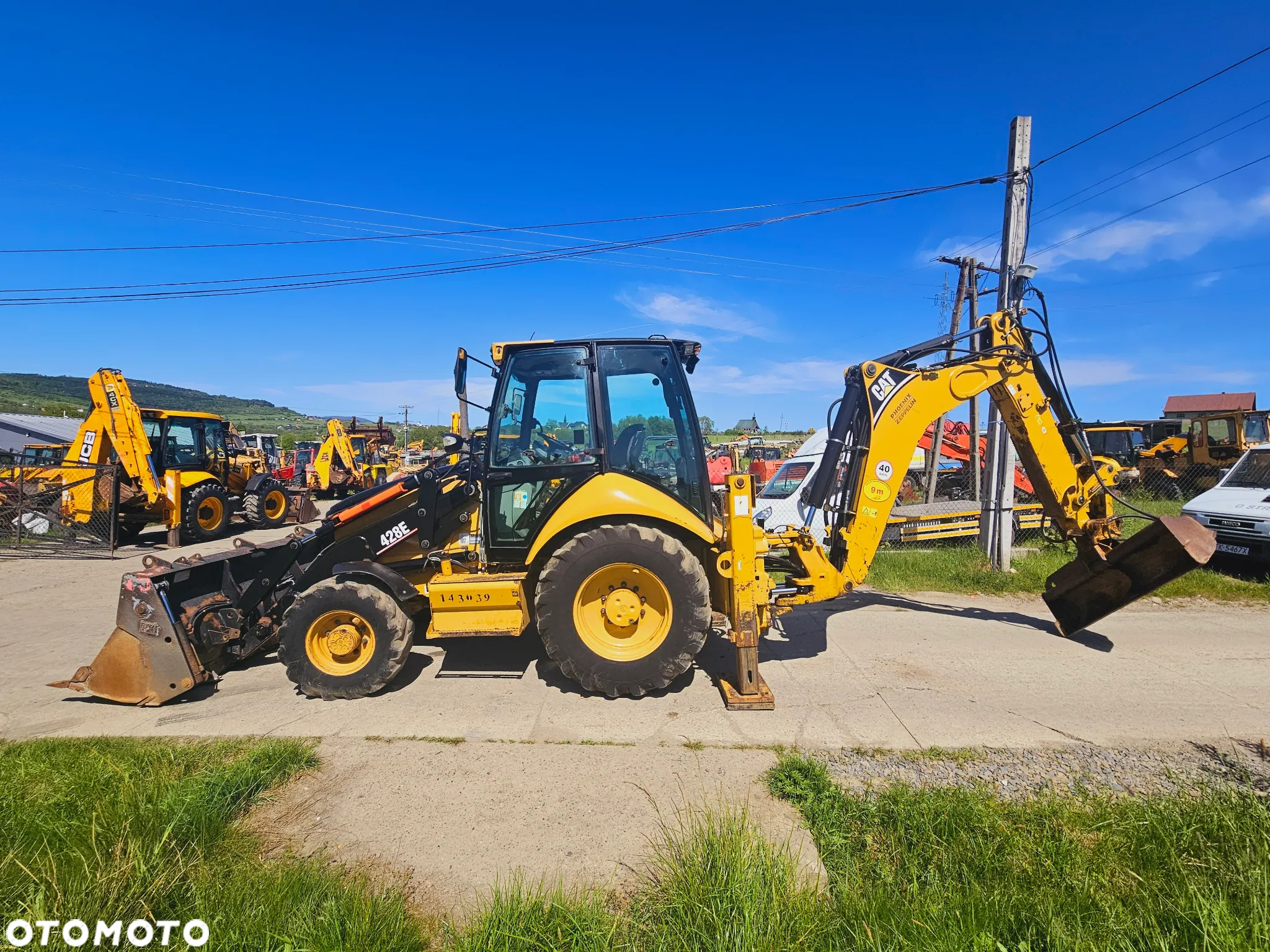 Caterpillar CAT 428E* KOPARKO ŁADOWARKA CATERPILLAR 428E* ŁYŻKA SKARPOWA HYDRAULICZNA* ZAMIANA* SKUP* FINANSOWANIE* LEASING** - 3