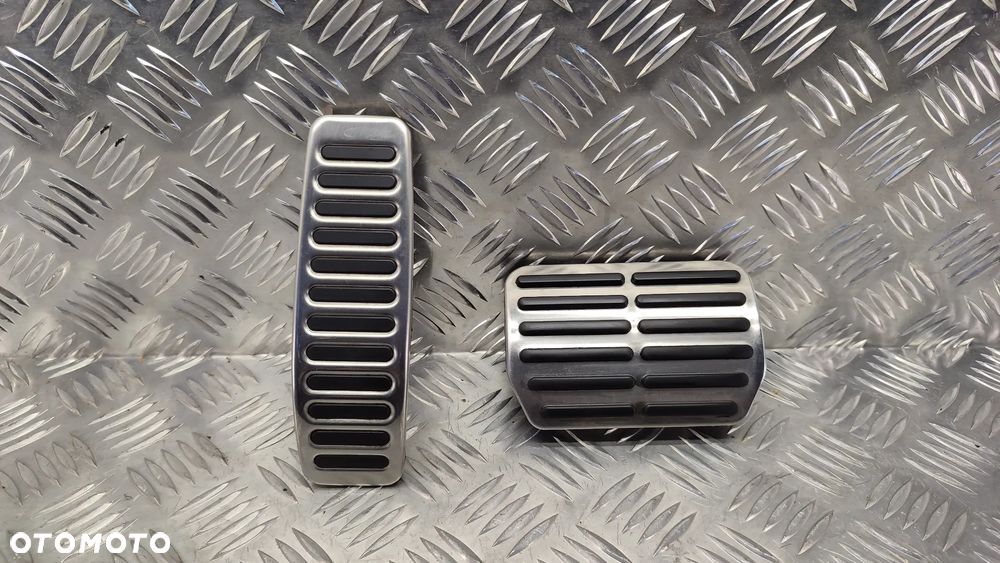 VW TOUAREG 7L 7P 03-18R NAKLADKA NAKLADKI NA PEDALY OSLONA CHROM 3D1723173A 7L6721647A - 1