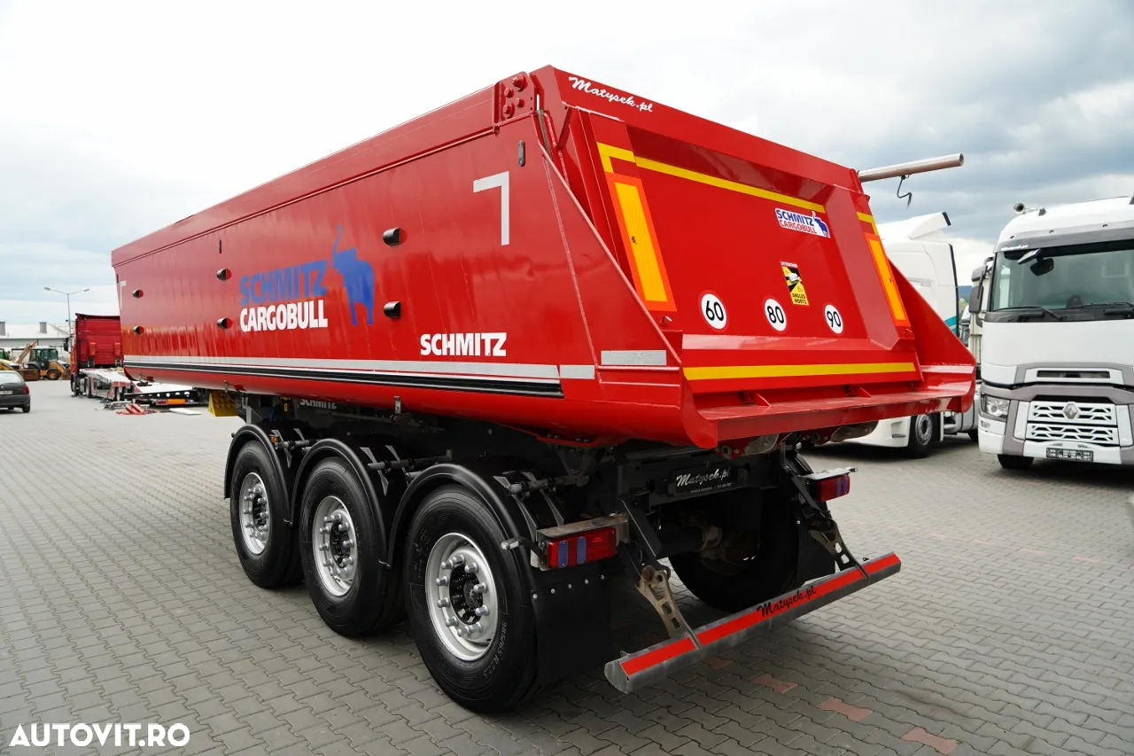 Schmitz Cargobull BASCULĂ / ALUMINIU / 24 m3 / 2021 / ANVELOPE 100% / GREUTATE: 5100 KG / AXĂ RIDICATĂ - 5
