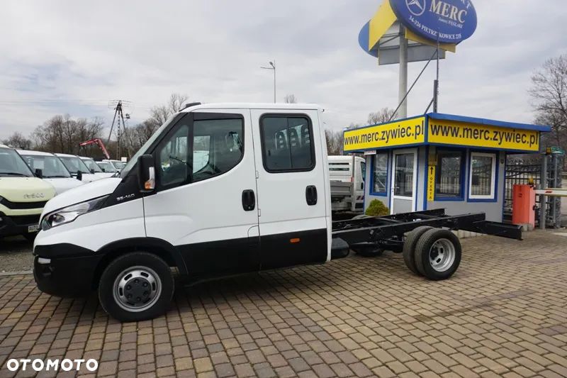 Iveco 35C14 doka brygadówka wywrotka skrzynia żuraw - 2