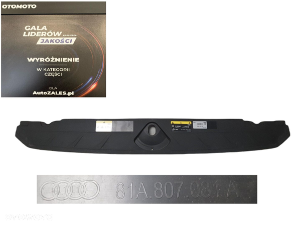 ORYGINALNA GÓRNA OSŁONA PASA PRZEDNIEGO AUDI Q2 81A 16-25 81A807081A