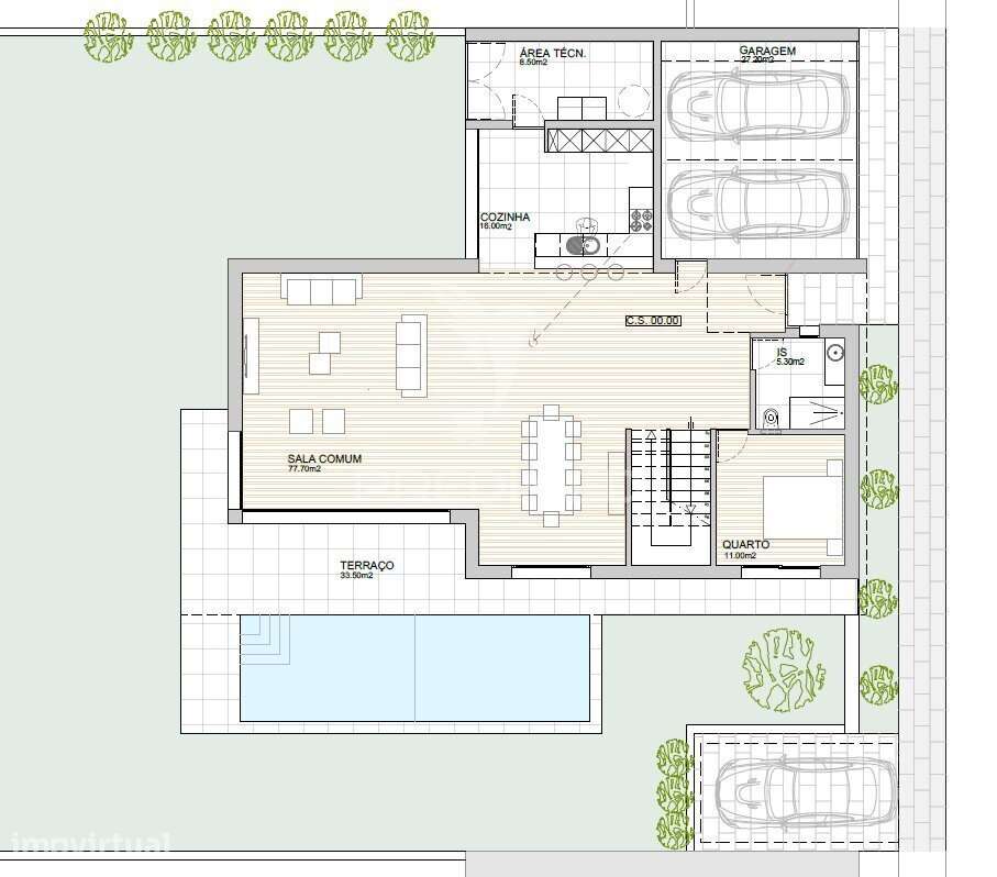 Moradia Independente T5 com Piscina Privada - Grande imagem: 5/6