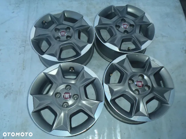felga felgi alufelga alufelgi alu felgi fiat 500 punto grande punto evo fiorino Qubo nemo bipper doblo albea multipla palio 15 4x98 52029152 et44 + 4 opony zima sava w cenie 195/65/15 - 3