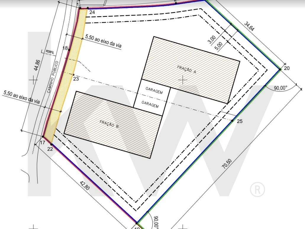Terreno com PIP Aprovado para 4 Lotes em Localização Privilegiada na F - Grande imagem: 2/3