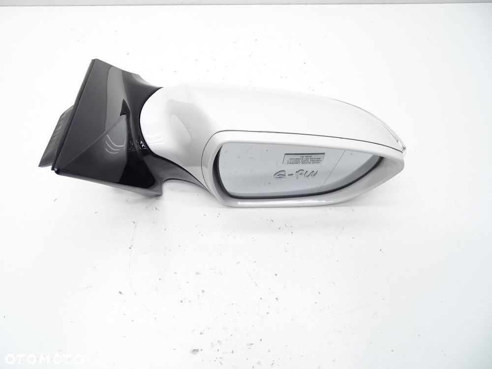 LUSTERKO PRAWE PRAWY PRZÓD CREAMY WHITE HYUNDAI I40 6-PIN - 2