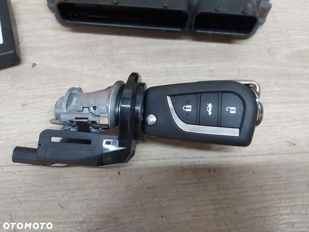 Toyota Avensis T27 LIFT 1,6 d4d komputer kluczyk stacyjka zestaw odpalenia - 2