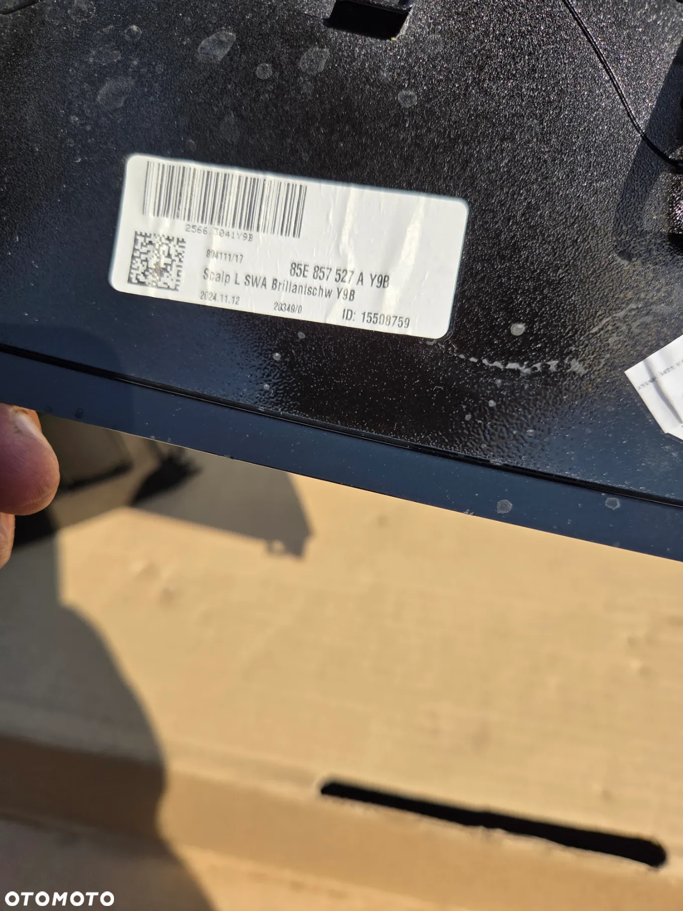 nakładki Nakładka prawa lewa lusterka Audi A5 III B10 85E857527A 85E857528A Obudowa lusterka - 9