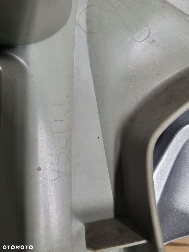 Kołpaki OPEL CORSA E ADAM STRUKTURALNE 15" Srebrne 13380644 - 7