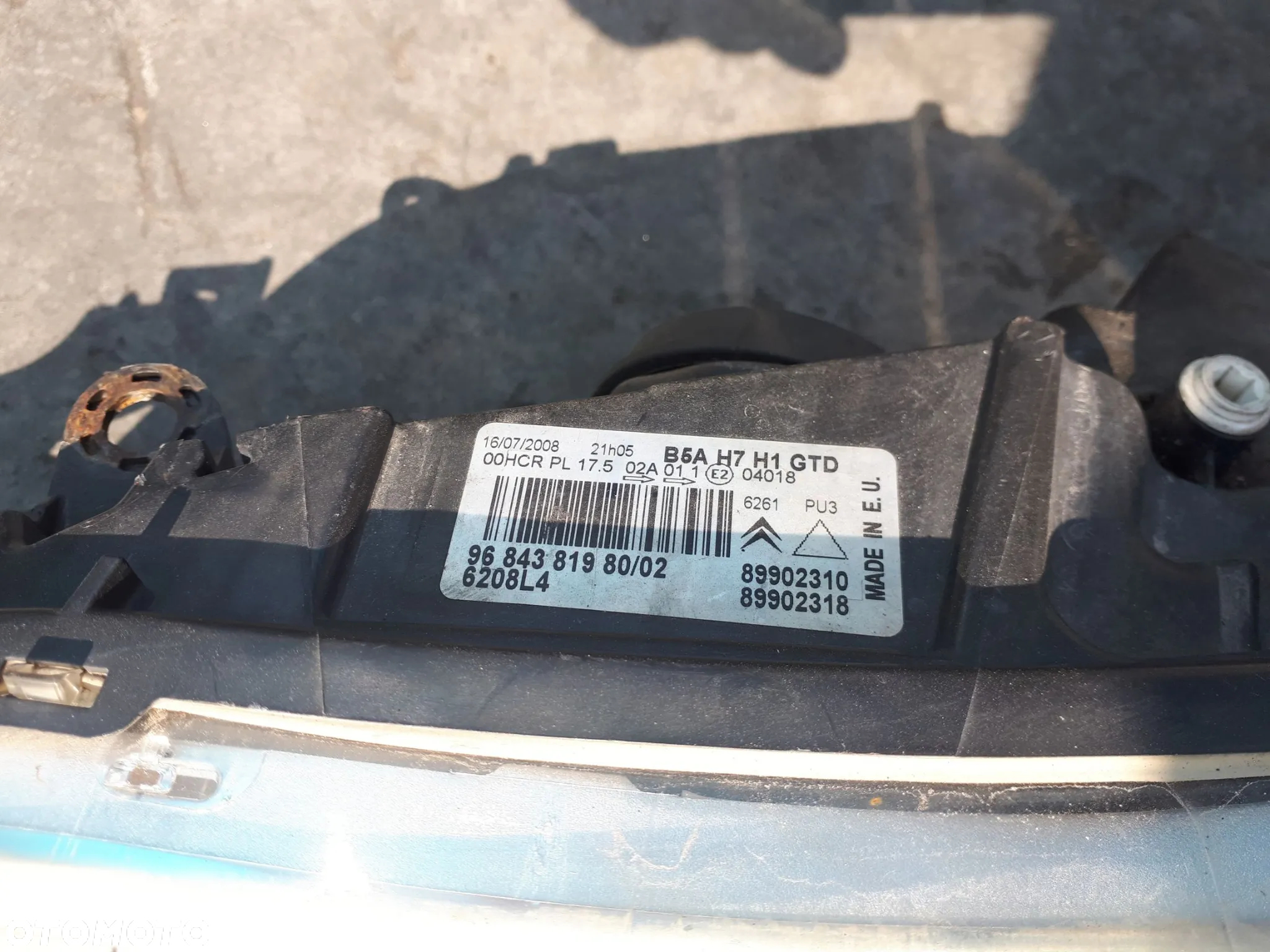 CITROEN C4 LIFT 08-10 ZDERZAK TYŁ TYLNY KMF - 29