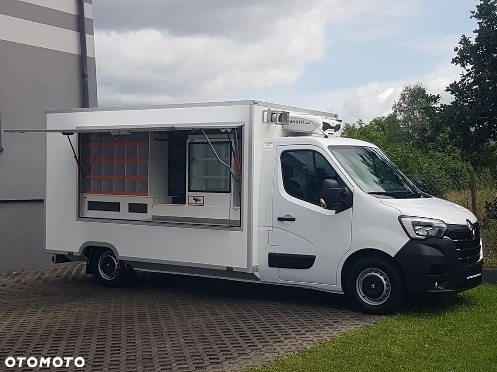Renault MASTER SKLEP BAR FOODTRUCK KONTENER NISKOPODŁOGOWY AUTOSKLEP AGREGAT AC KLIMA DMC 3500KG - 1