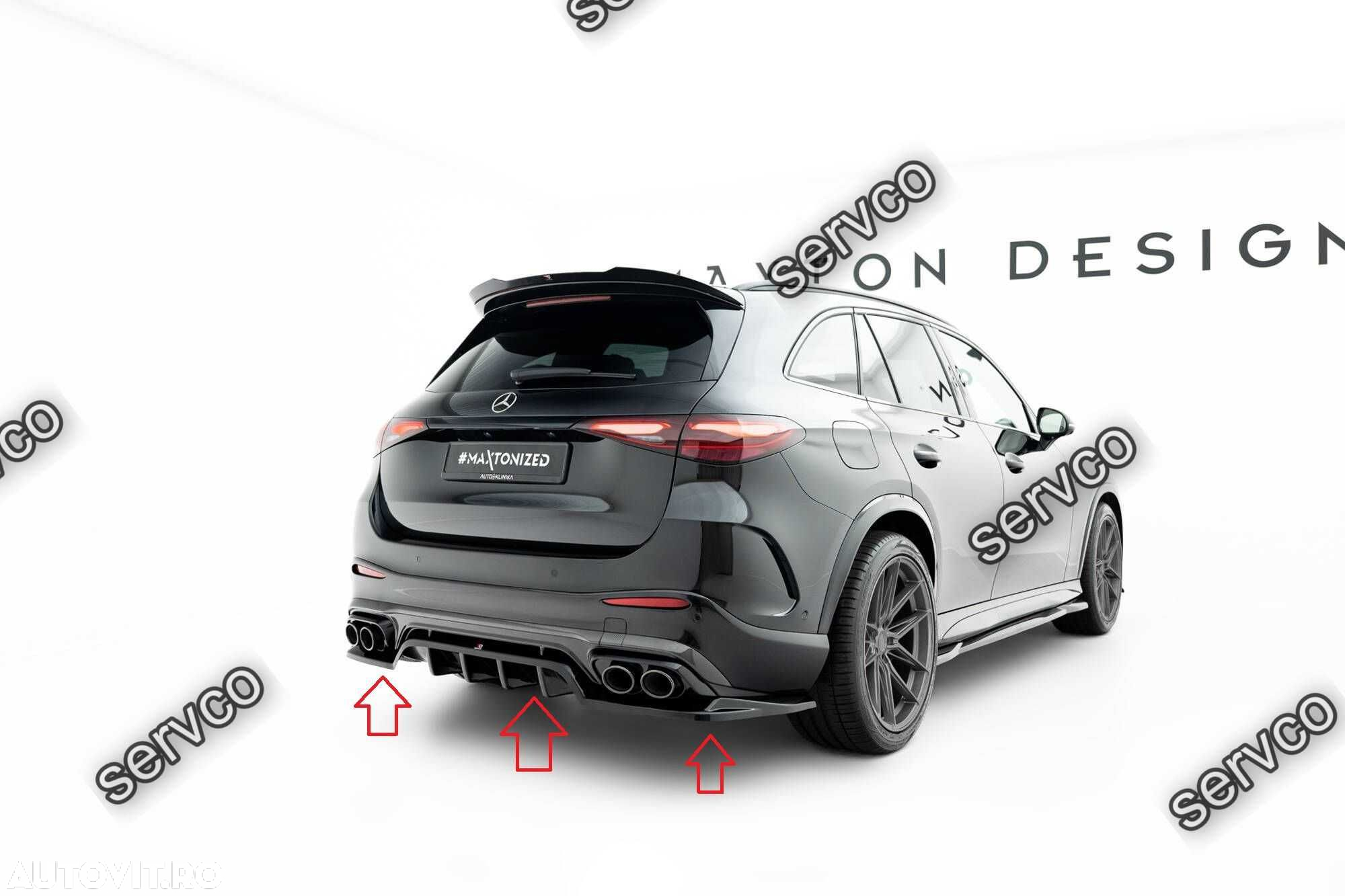 Prelungire bara spate Mercedes GLC X254 43 AMG 2022- v2 Maxton Design - 6
