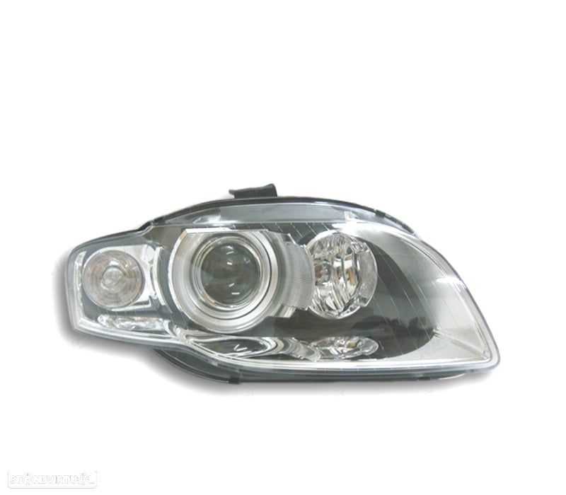 FAROL ESQ BI-XENON AUDI A4 B7 06-07 COM LUZ DE CURVA - 1
