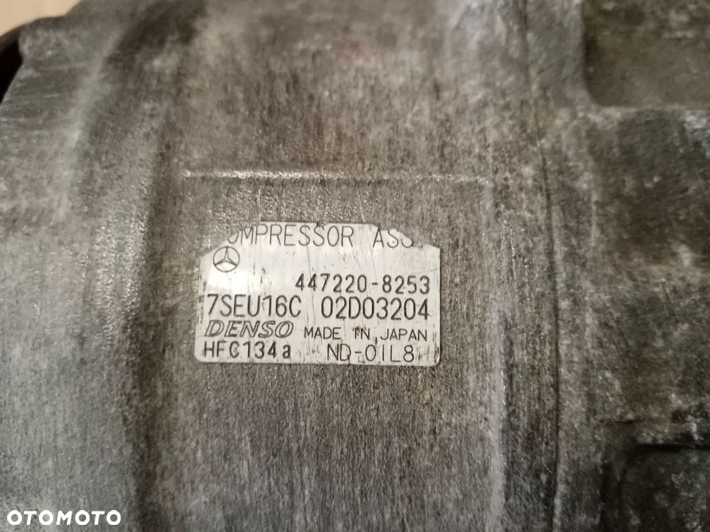 Sprężarka klimatyzacji pompa klimy Mercedes ML W163 447220-8253 A0002308811 - 5