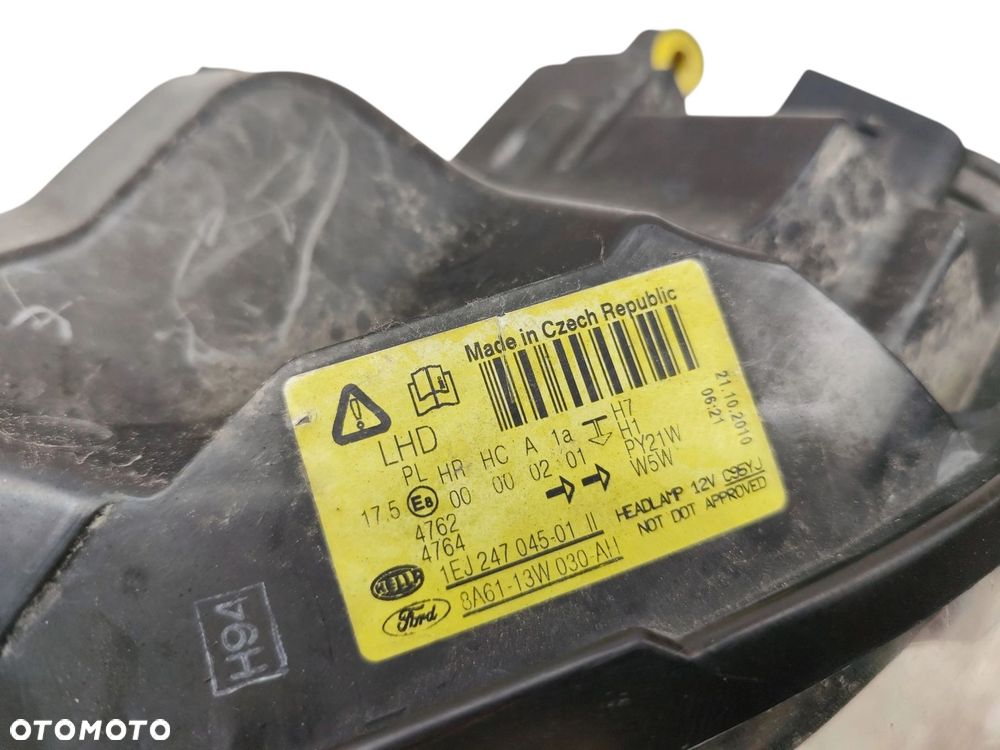 LAMPA REFLEKTOR LEWY PRZÓD FORD FIESTA MK7 (08-12) 8A61-13W030-AH EU - 4