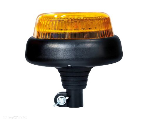 Lampa ostrzegawcza LED na trzpieniu, 12-36V, błysk podwójny, z szybkozłączem